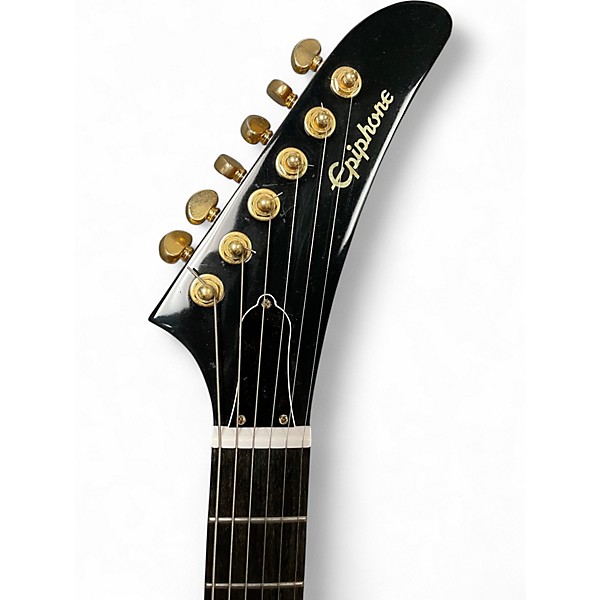 Used Epiphone Korina Explorer Guitar Antique Amber Solid Body Electric Guitar