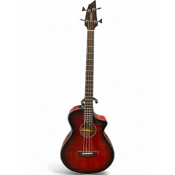 Used Breedlove Pursuit 4 String SUNSET BURST Acoustic Bass Guitar