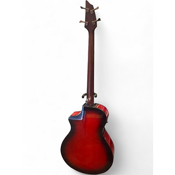 Used Breedlove Pursuit 4 String SUNSET BURST Acoustic Bass Guitar