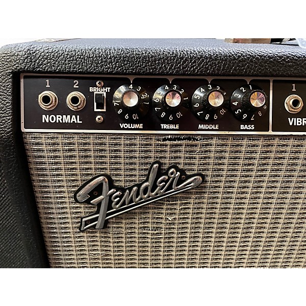 Used Fender Vintage Reissue 1965 Twin Reverb Tube Guitar Combo Amp