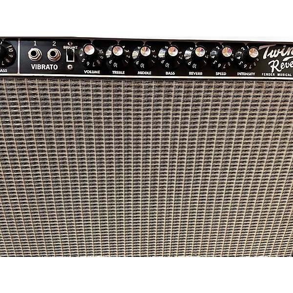 Used Fender Vintage Reissue 1965 Twin Reverb Tube Guitar Combo Amp