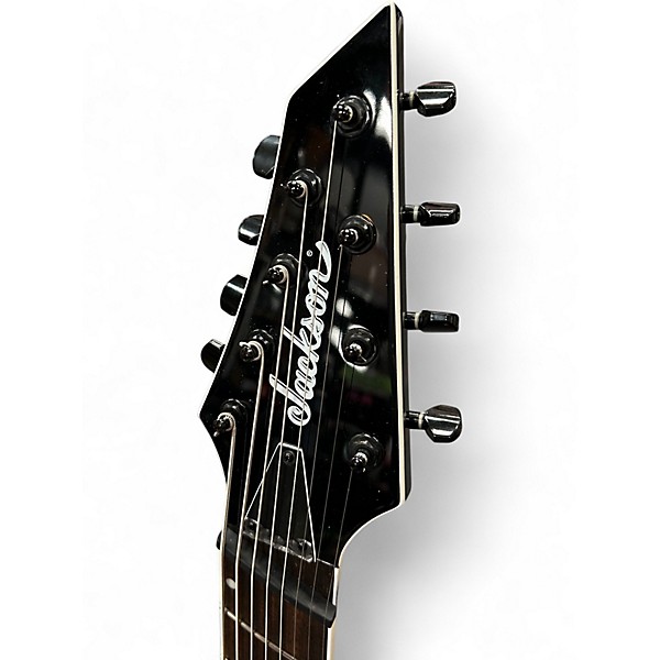 Used Jackson X SERIES SOLOIST SLATX8Q 8 STRING Trans Black Solid Body Electric Guitar