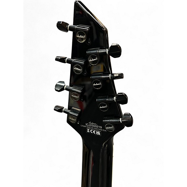 Used Jackson X SERIES SOLOIST SLATX8Q 8 STRING Trans Black Solid Body Electric Guitar