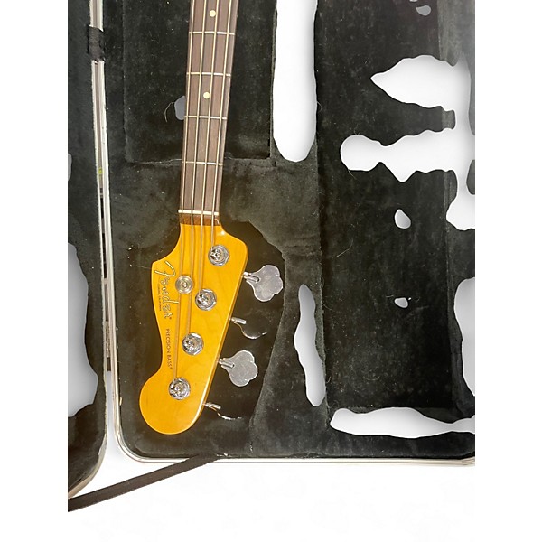 Used Fender American Professional II Precision Bass Blue Burst Electric Bass Guitar