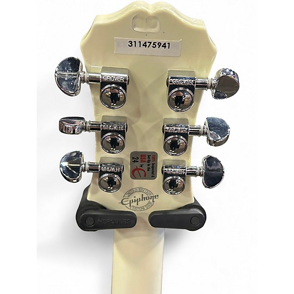 Used Epiphone Les Paul Studio Arctic White Solid Body Electric Guitar