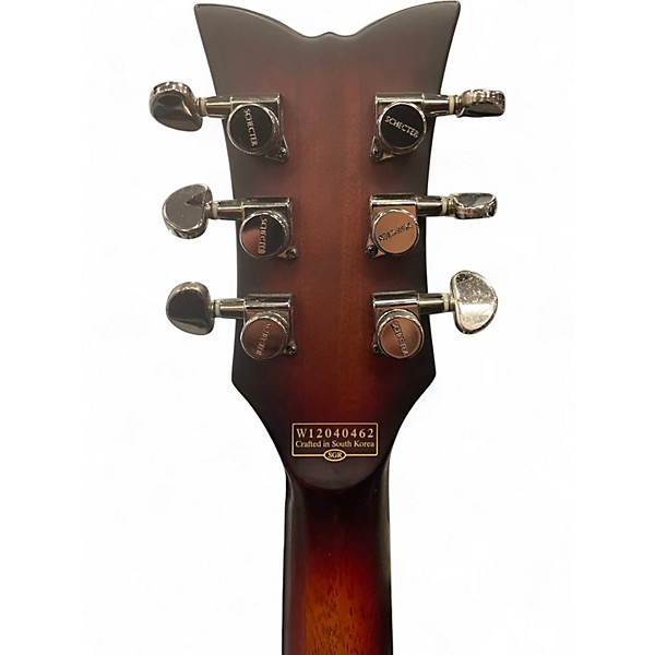 Used Schecter Guitar Research Blackjack ATX Tobacco Burst Solid Body Electric Guitar