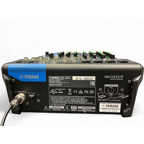 Used Yamaha MG10XUF Unpowered Mixer