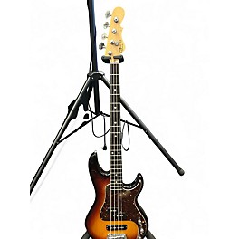 Used G&L SB-2 USA 3 Color Sunburst Electric Bass Guitar