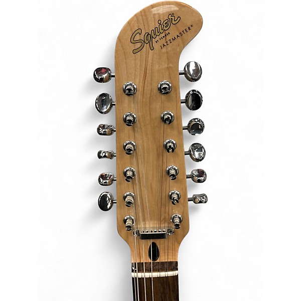 Used Squier Paranormal Jazzmaster XII Olympic White Solid Body Electric Guitar