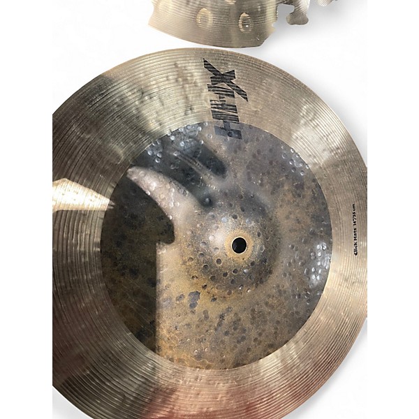 Used SABIAN 14in HHX Click Hats Pair Cymbal