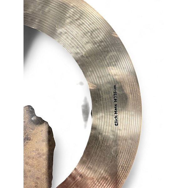 Used SABIAN 14in HHX Click Hats Pair Cymbal
