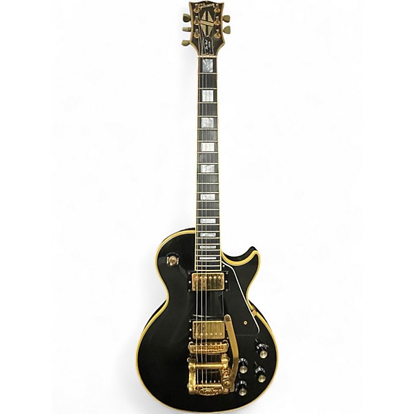 Vintage 1988 Gibson Les Paul Custom Lite Black Solid Body Electric Guitar