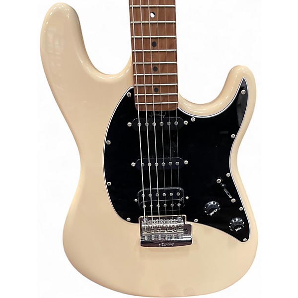 Used Sterling by Music Man CT-50 HSS Vintage White Solid Body Electric Guitar