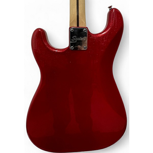 Used Squier Affinity Stratocaster Candy Apple Red Solid Body Electric Guitar