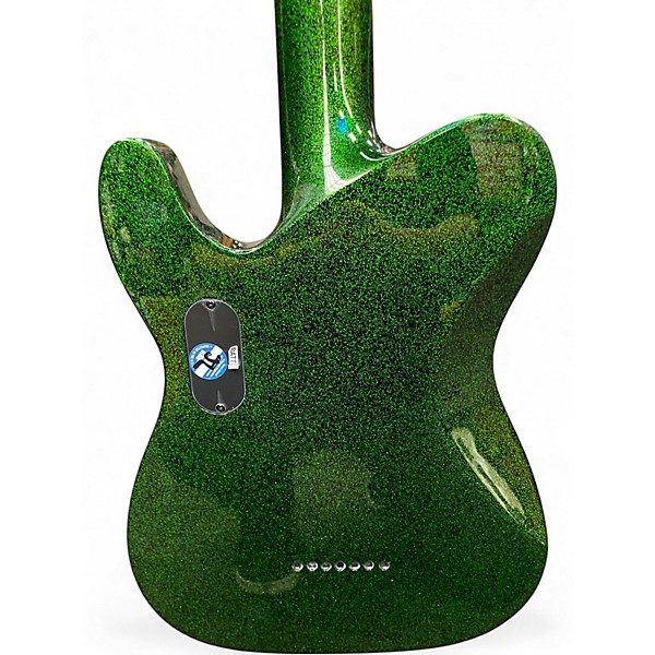Used ESP LTD SCT607B Stephen Carpenter Signature 7 String GREEN SPARKLE Solid Body Electric Guitar