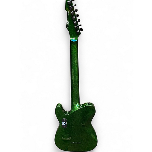 Used ESP LTD SCT607B Stephen Carpenter Signature 7 String GREEN SPARKLE Solid Body Electric Guitar