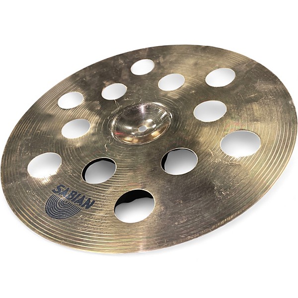 Used SABIAN 16in B8 PRO O-ZONE CRASH Cymbal