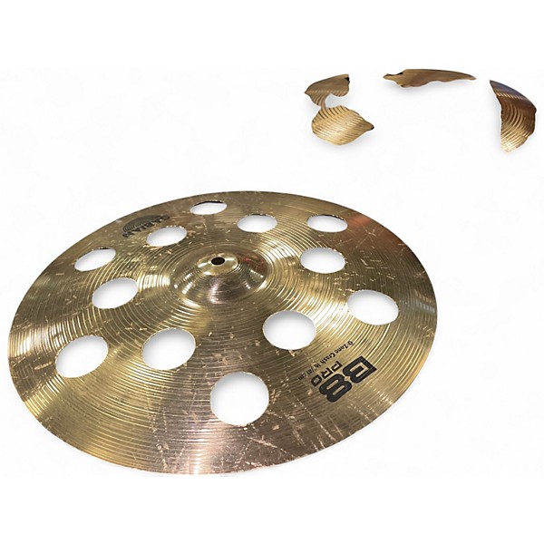 Used SABIAN 16in B8 PRO O-ZONE CRASH Cymbal