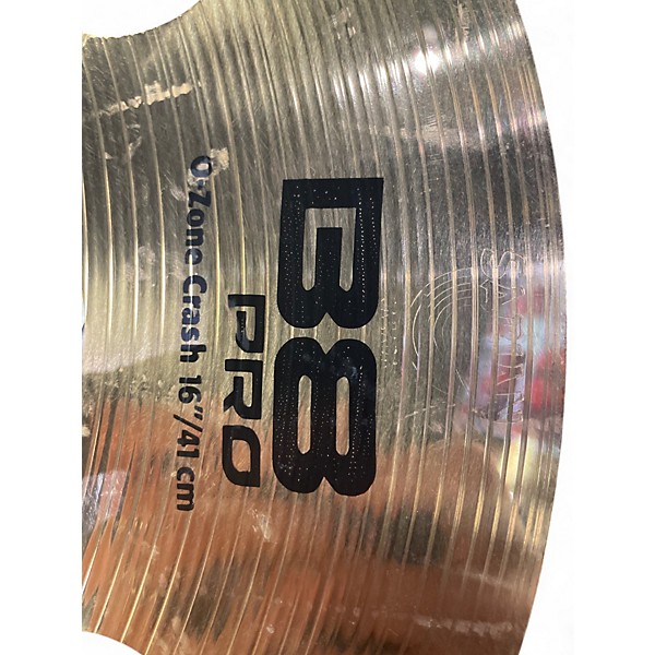 Used SABIAN 16in B8 PRO O-ZONE CRASH Cymbal
