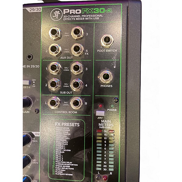 Used Mackie ProFx30V3 Unpowered Mixer