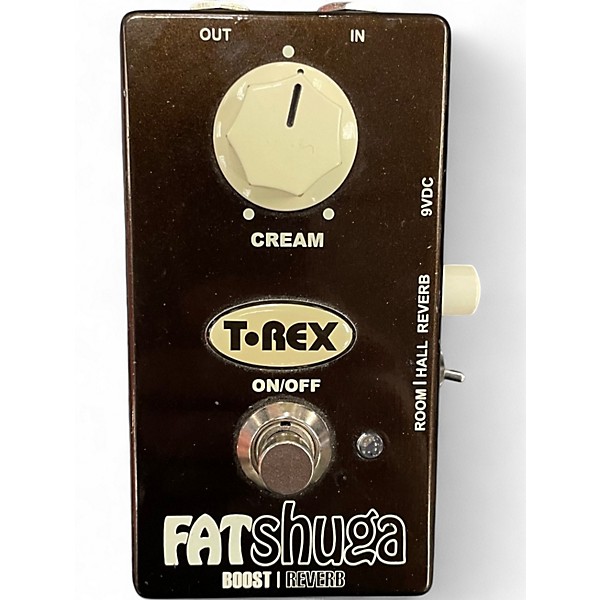 Used T-Rex Engineering Fat Shuga Boost With Reverb Effect Pedal