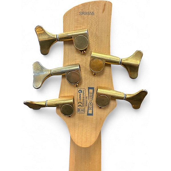 Used Ibanez SRX655 NATURAL Electric Bass Guitar