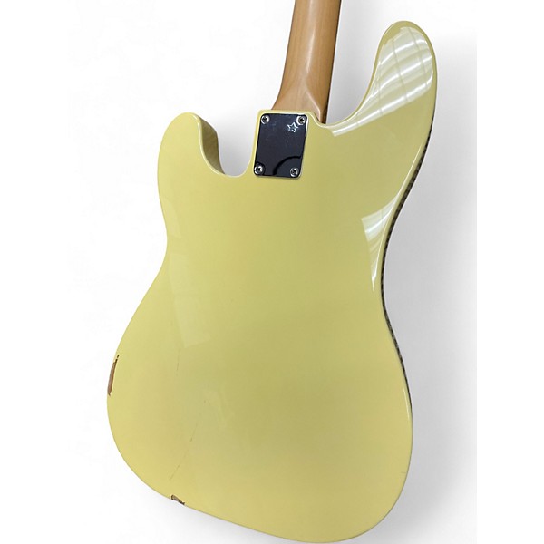Used Fender MIKE DIRNT ROAD WORN White Blonde Electric Bass Guitar