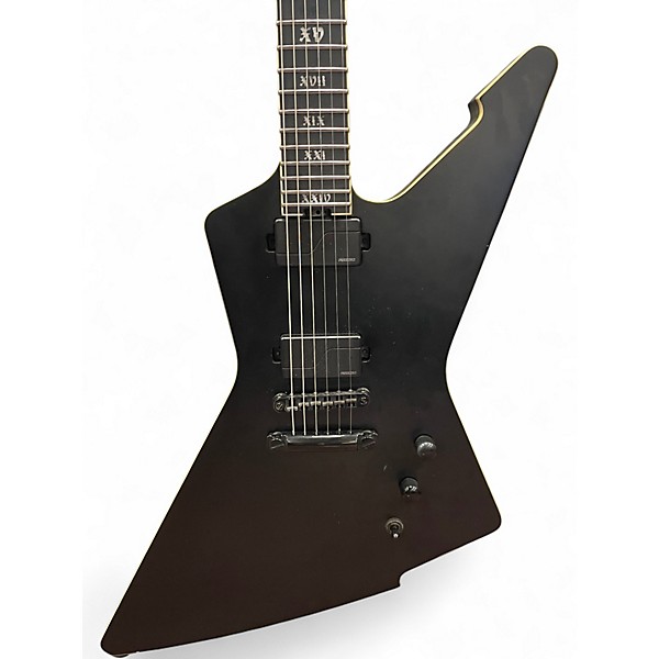 Used Schecter Guitar Research E1 Evil Twin Black Solid Body Electric Guitar