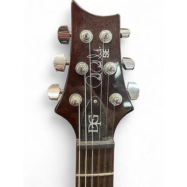 Used PRS SE DGT Birds Tobacco Sunburst Solid Body Electric Guitar