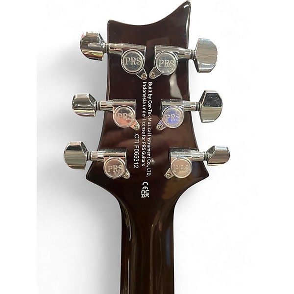 Used PRS SE DGT Birds Tobacco Sunburst Solid Body Electric Guitar