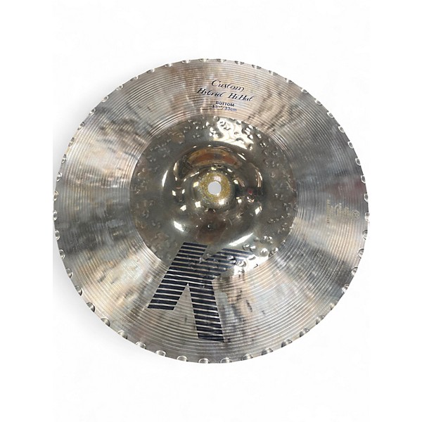 Used Zildjian 13in K Custom Hybrid Hi Hat Pair Cymbal
