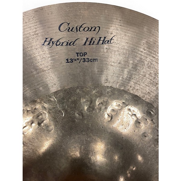 Used Zildjian 13in K Custom Hybrid Hi Hat Pair Cymbal