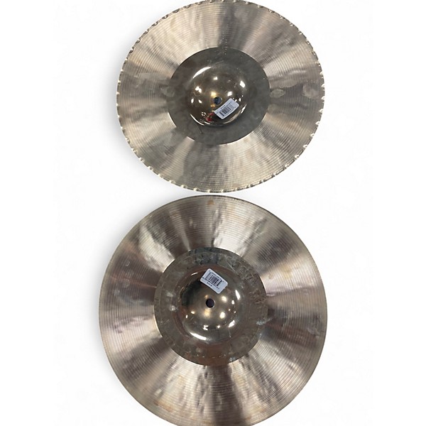Used Zildjian 13in K Custom Hybrid Hi Hat Pair Cymbal