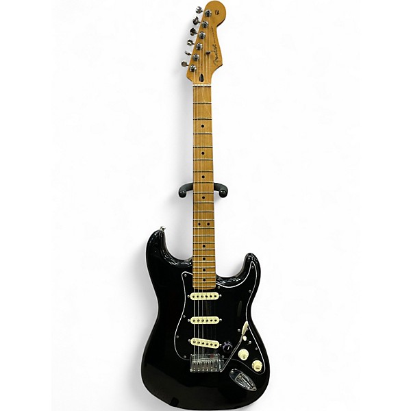 Used Fender Player Stratocaster Black Solid Body Electric Guitar