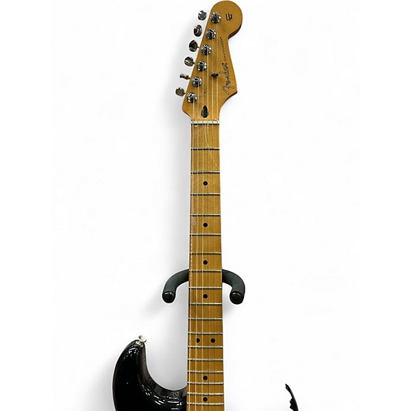 Used Fender Player Stratocaster Black Solid Body Electric Guitar