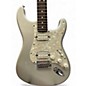 Used Fender American Double Fat Strat Chrome Silver Solid Body Electric Guitar