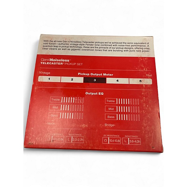 Used Fender Telecaster Gen 4 Noiseless Telecaster Electric Guitar Pickup