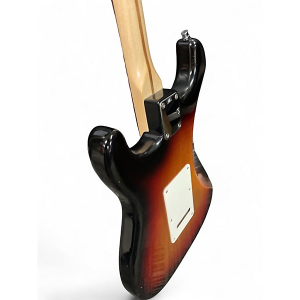 Used 2008 Fender Highway One Stratocaster HSS 3 Tone Sunburst Solid Body Electric Guitar