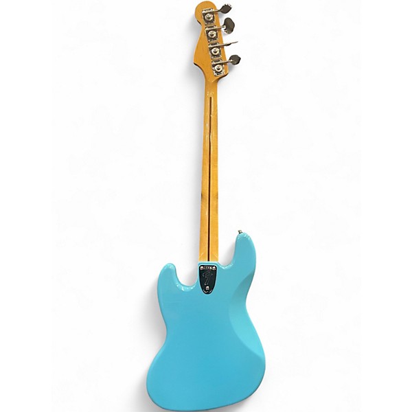 Used Fender Limited International MIJ Jazz Bass Maui Blue Electric Bass Guitar