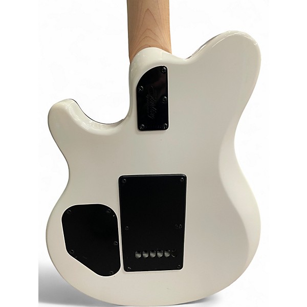 Used Sterling by Music Man Sub Series Axis White Solid Body Electric Guitar