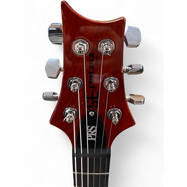 Used PRS SANTANA SE Orange Solid Body Electric Guitar