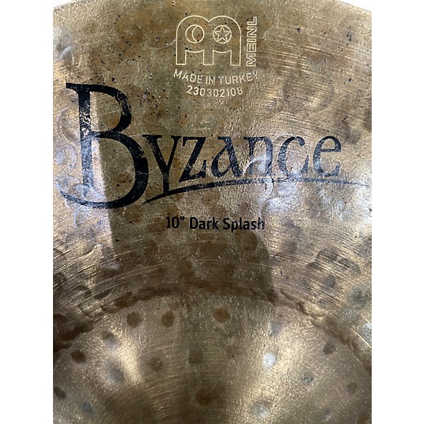 Used Meinl 10in Byzance Dark Splash Cymbal