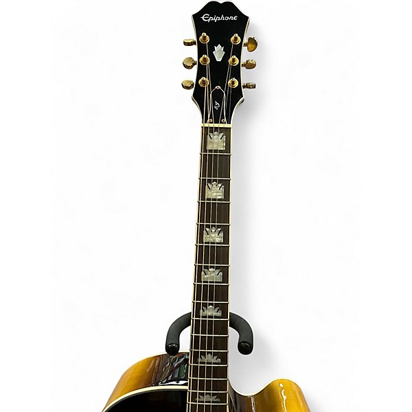 Used Epiphone EJ-200SCE Vintage Sunburst Acoustic Electric Guitar