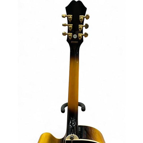 Used Epiphone EJ-200SCE Vintage Sunburst Acoustic Electric Guitar