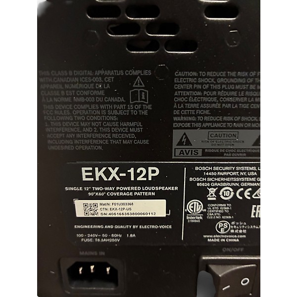 Used Electro-Voice EKX12P Powered Speaker