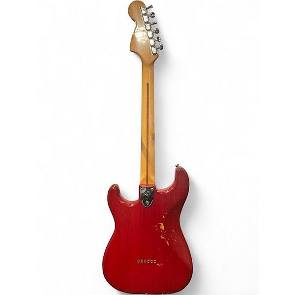 Vintage 1979 Fender Stratocaster Red Solid Body Electric Guitar