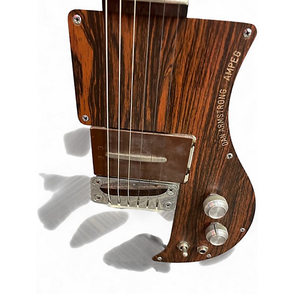 Vintage 1970 Ampeg Dan Armstrong Lucite Guitar Clear Solid Body Electric Guitar