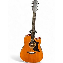 Used Yamaha A1M Vintage Natural Acoustic Electric Guitar