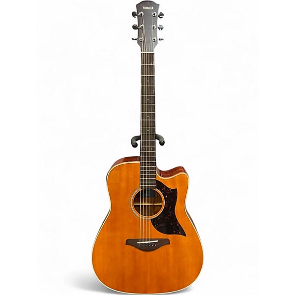 Used Yamaha A1M Vintage Natural Acoustic Electric Guitar