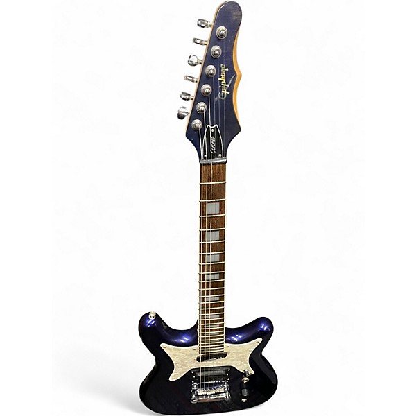 Used Epiphone Coronet Reissue MIK Midnight Blue Solid Body Electric Guitar